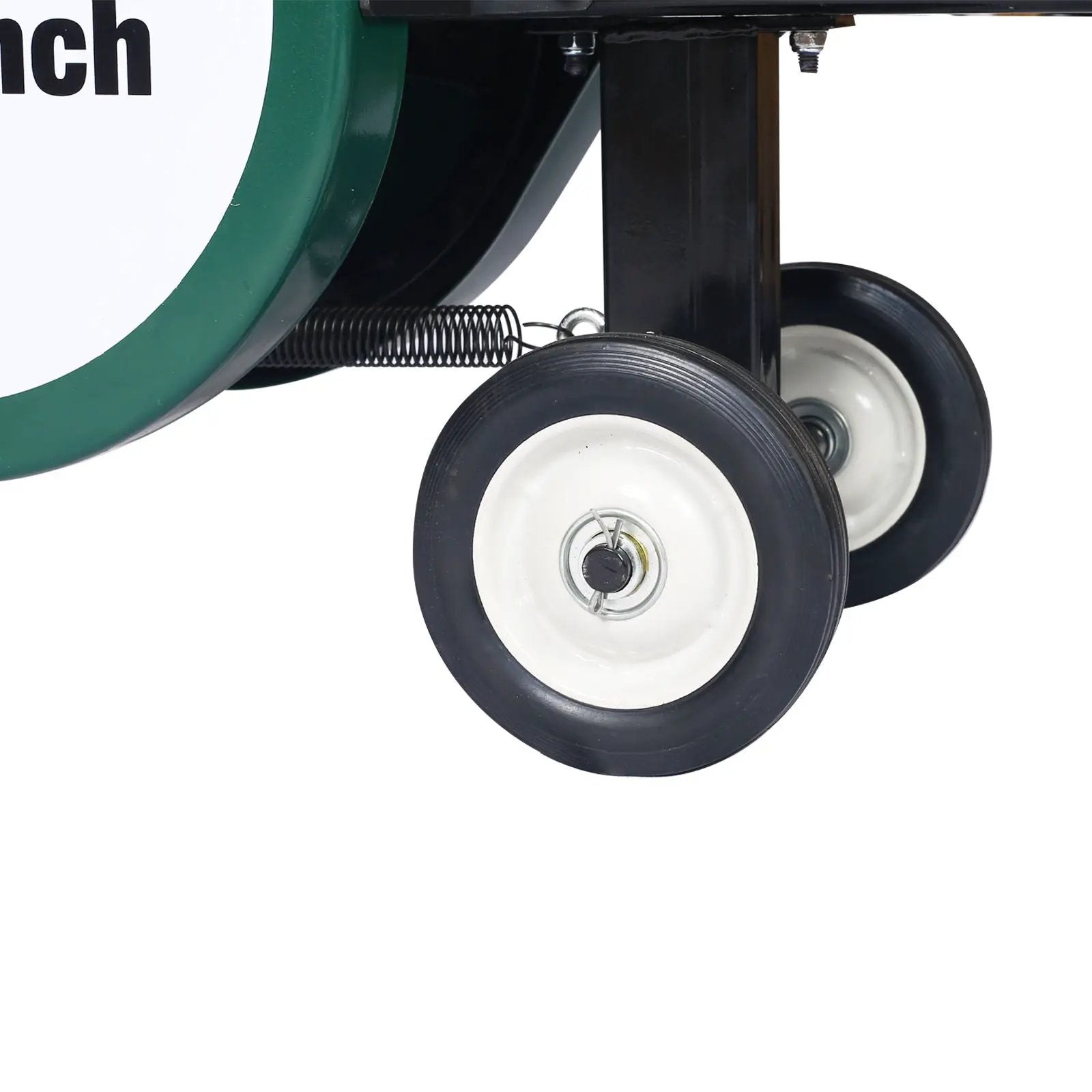 Portable Double Flywheel Electric Log Splitter 7 Ton Gas Log Splitter With Auto Return Steel - Gray by HouseOfZazla