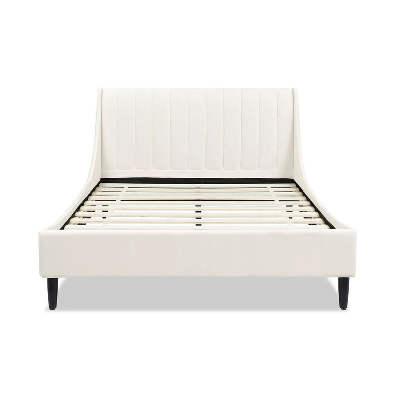 Aspen - Vertical Tufted Modern Headboard Platform Bed Set by Unique Piece Furniture