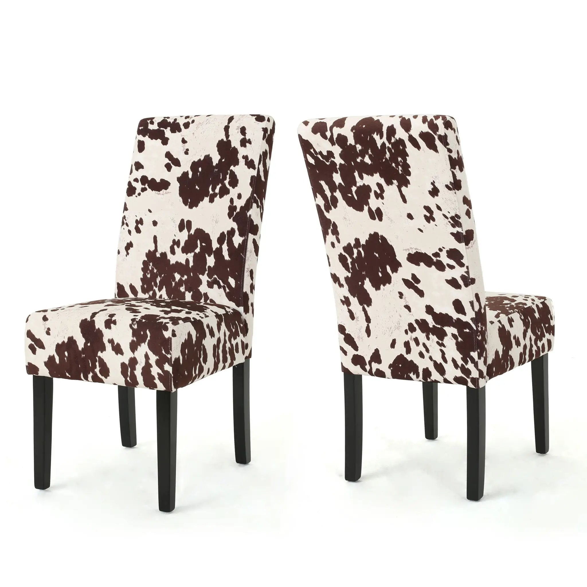 Contemporary Dining Chair With Rubberwood Legs (Set of 2) by HouseOfZazla