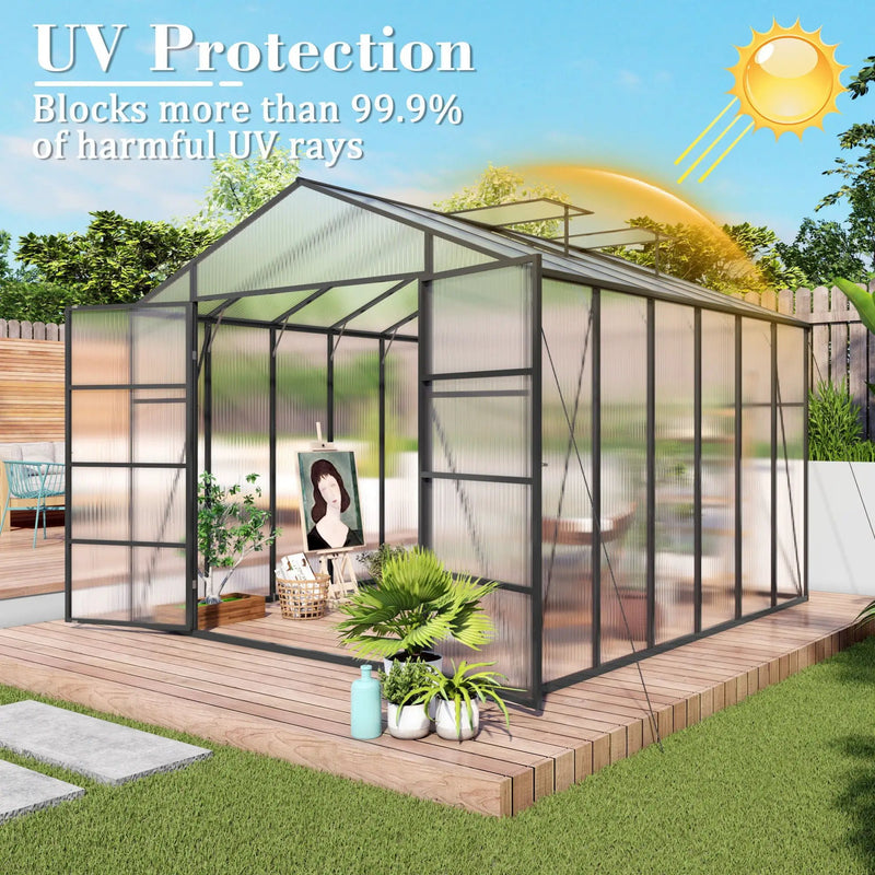 Gain Height Windproof house All Season Outdoor Garden Shelter by HouseOfZazla