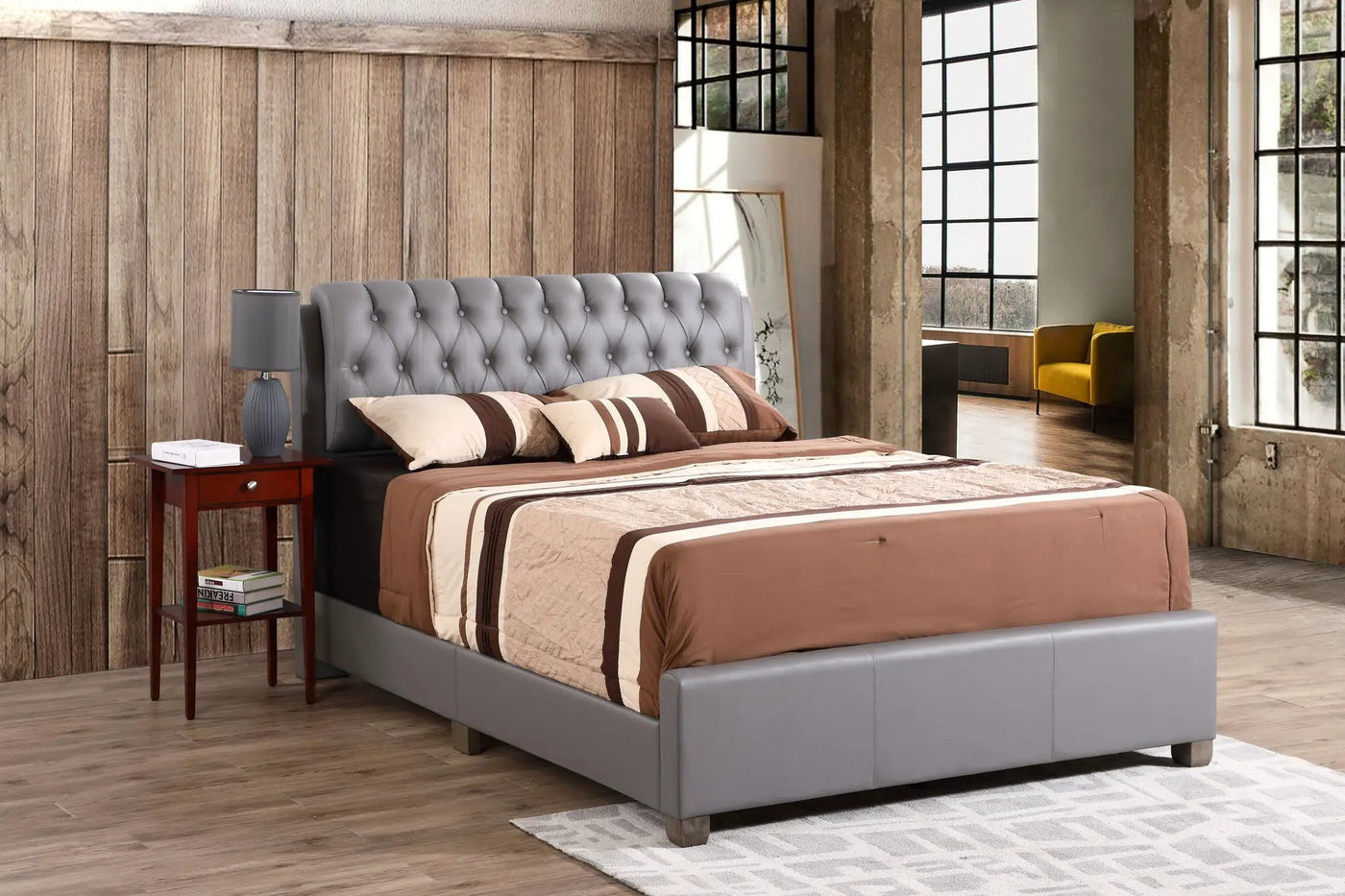 Tufted Upholstered Bed by HouseOfZazla