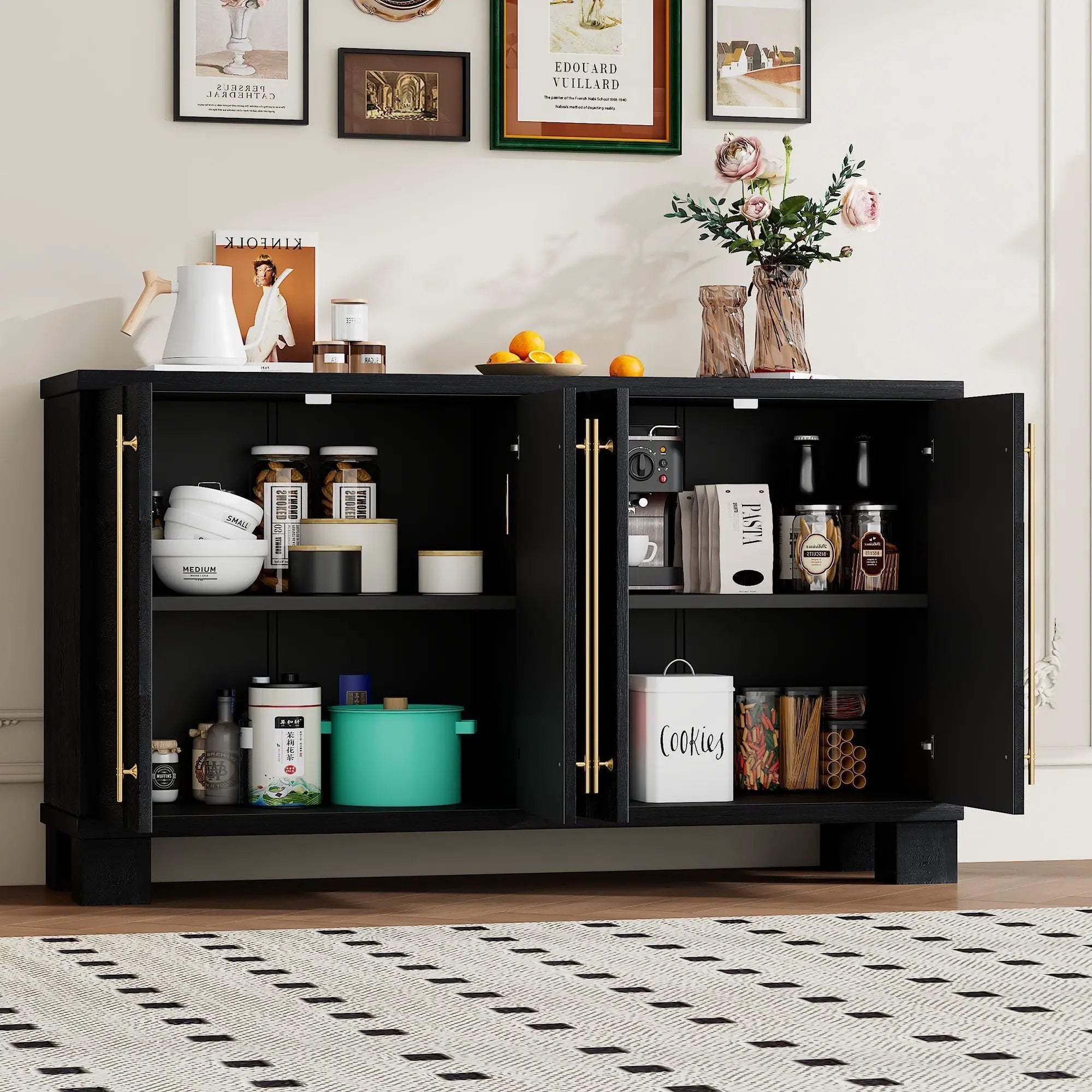 Sideboard With Adjustable Shelves by HouseOfZazla