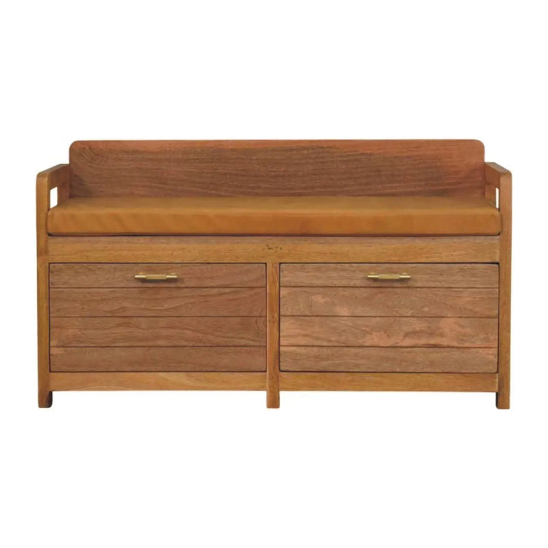 Oxford - 2 Drawer Storage Bench - Beige by HouseOfZazla