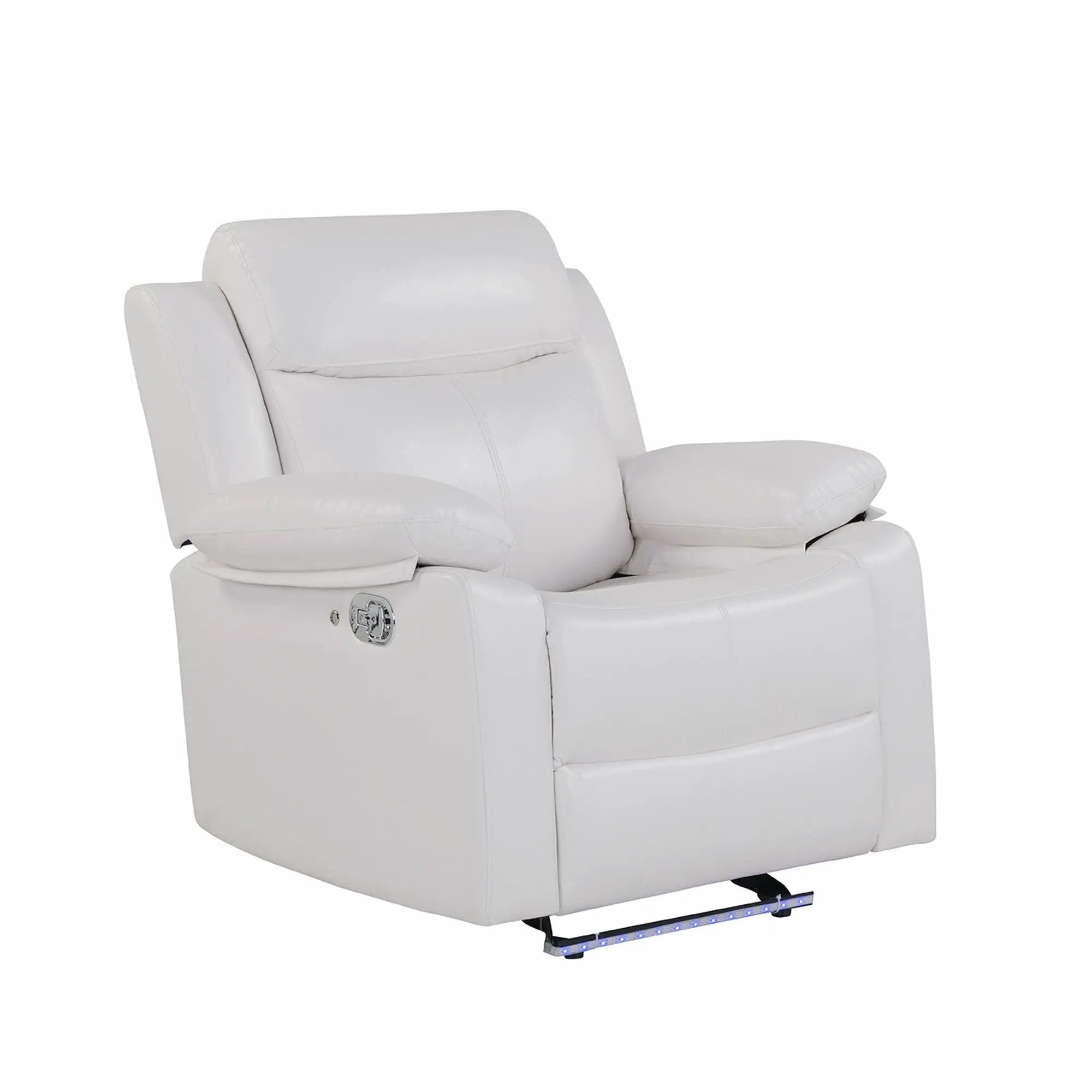Blanche - Glider Recliner With LED, Pillow Top Arms by Unique Piece Furniture