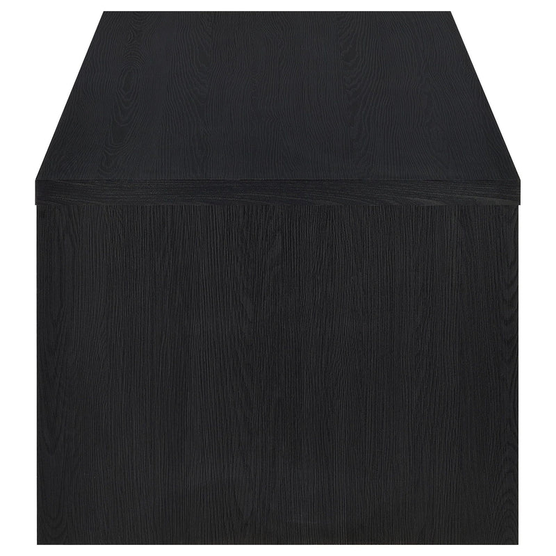 Canyon - Lift Top Table With Dual Drawers Storage Solution - Black