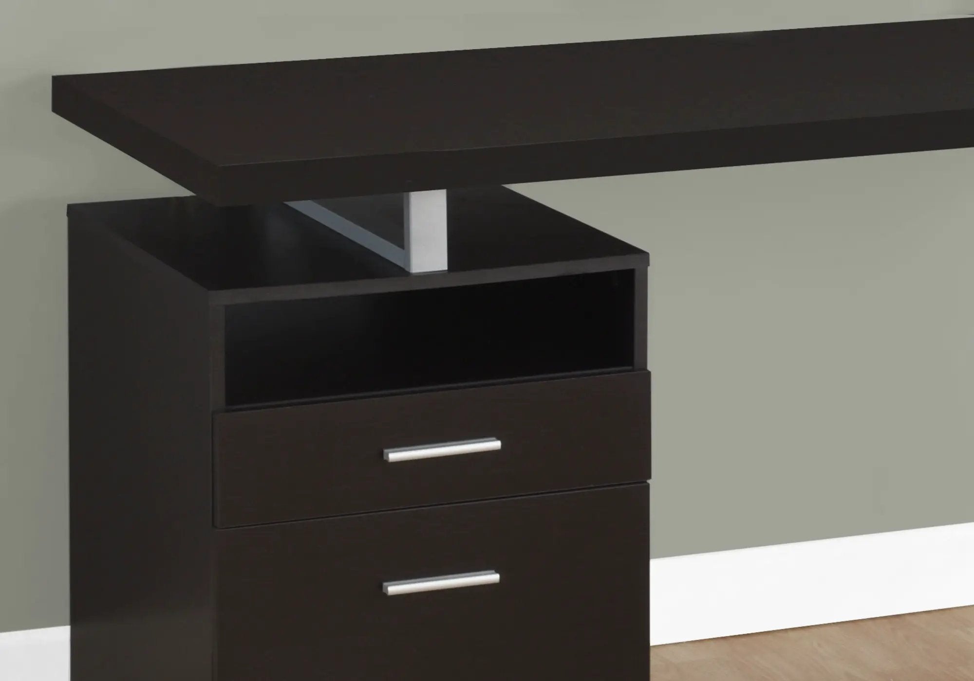 Computer Desk For Home Office, Laptop, Left Right Set - Up, Storage Drawers, Contemporary & Modern by Unique Piece Furniture