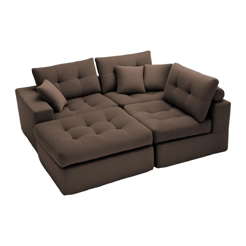 Corner Chaise L-Shaped Sectional Sofa Bed by Unique Piece Furniture