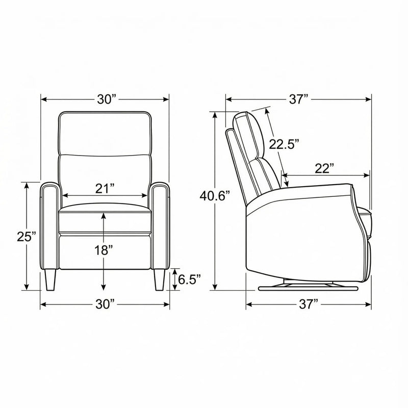 Swivel Gliding Recliner by HouseOfZazla
