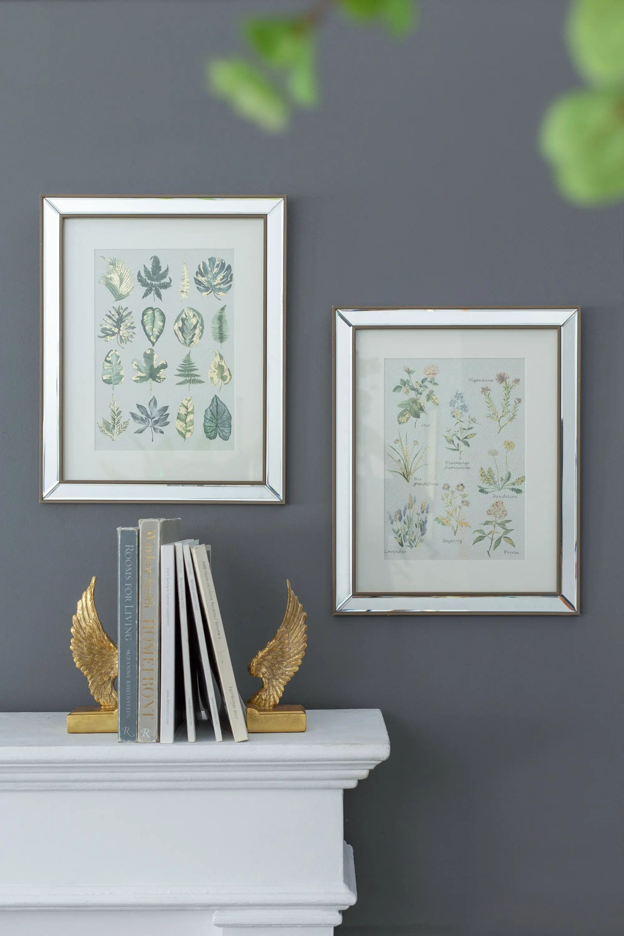 Set of 2 Liana Mirror Framed Wall Art by HouseOfZazla