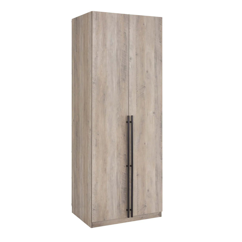 Lee - Free Standing Wardrobe Closet With Adjustable Shoe Shelves by HouseOfZazla