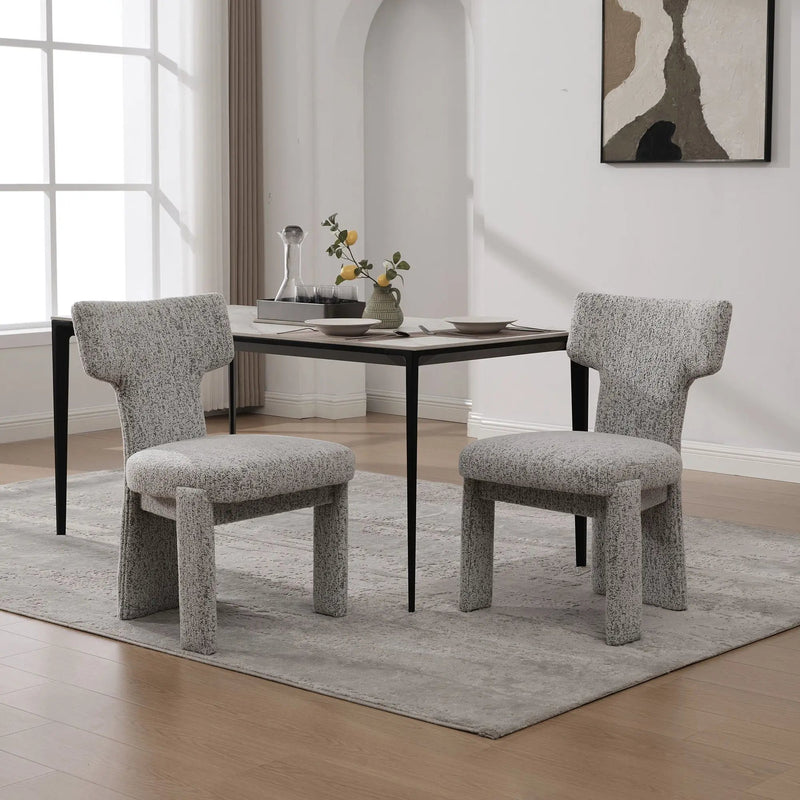 Armless Curved Back Accent Chairs by HouseOfZazla