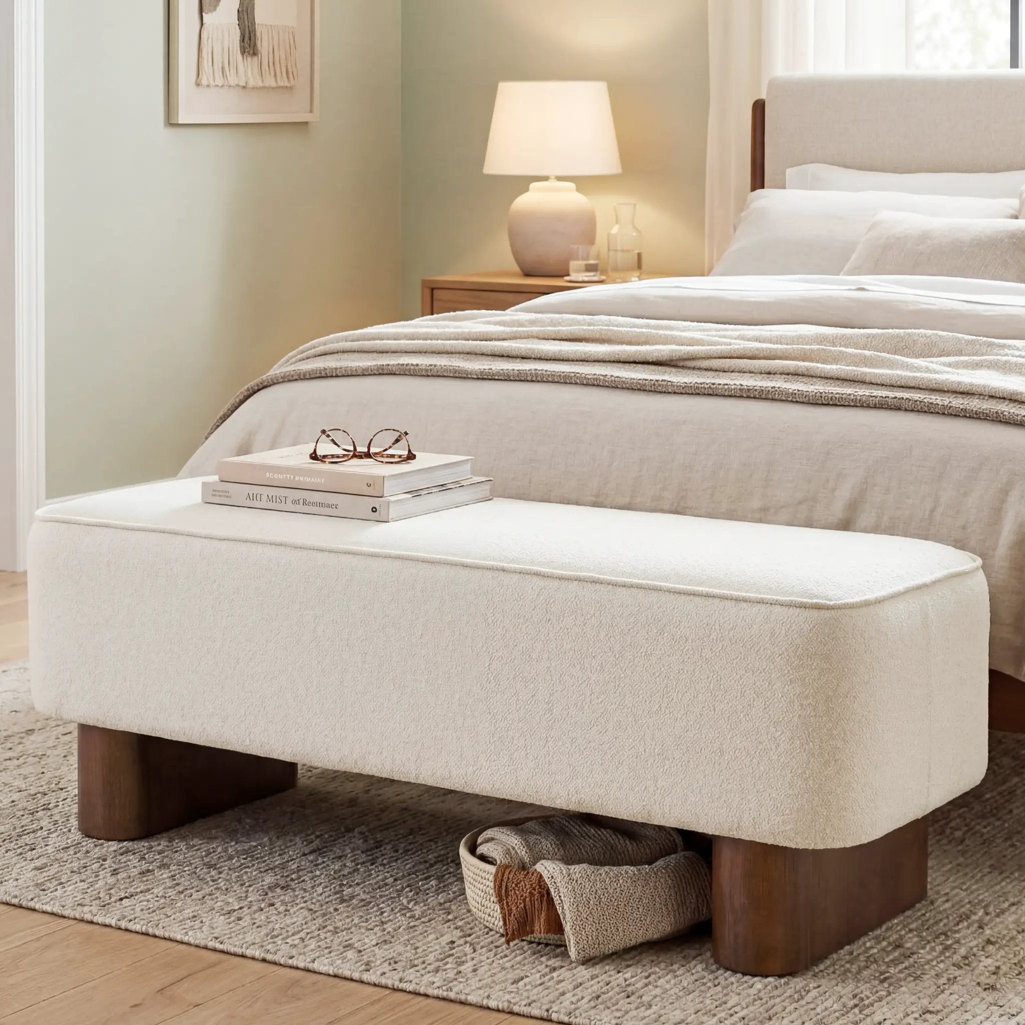 Modern Upholstered Ottoman Bench by HouseOfZazla