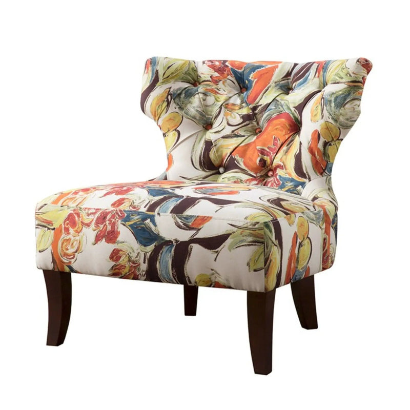 Erika - Accent Chair With Printed Upholstery - Multi by HouseOfZazla