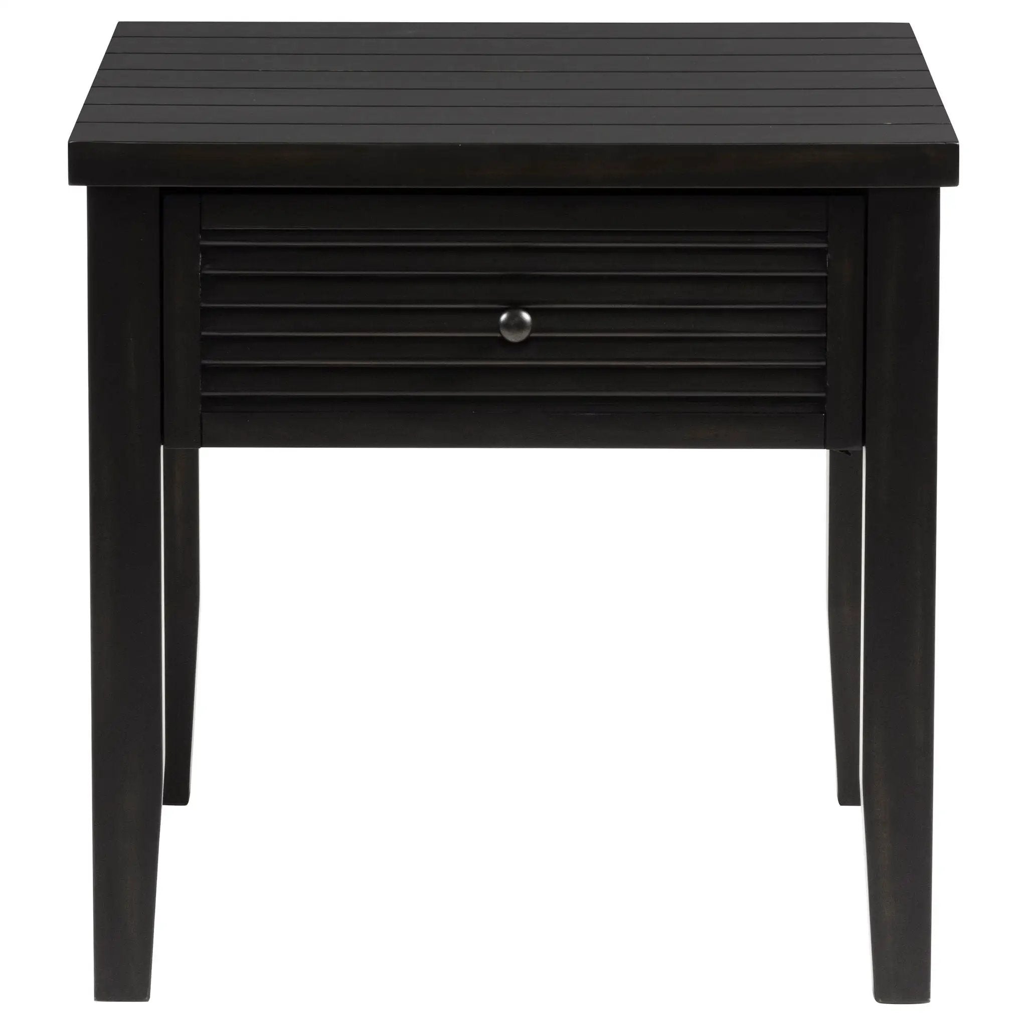 Concord 1-drawer Square End Table Distressed Java by Unique Piece Furniture