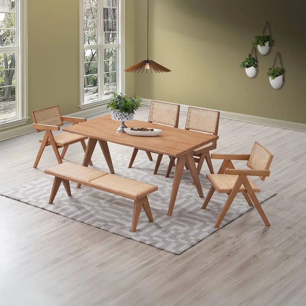 Velentina - Dining Table - Natural by Unique Piece Furniture