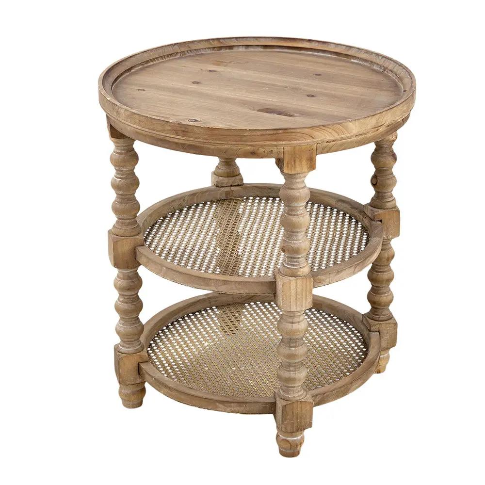 Round 3 Tiered Side Tabel, End Tabel For Lving Room Bedroom Entryway by HouseOfZazla