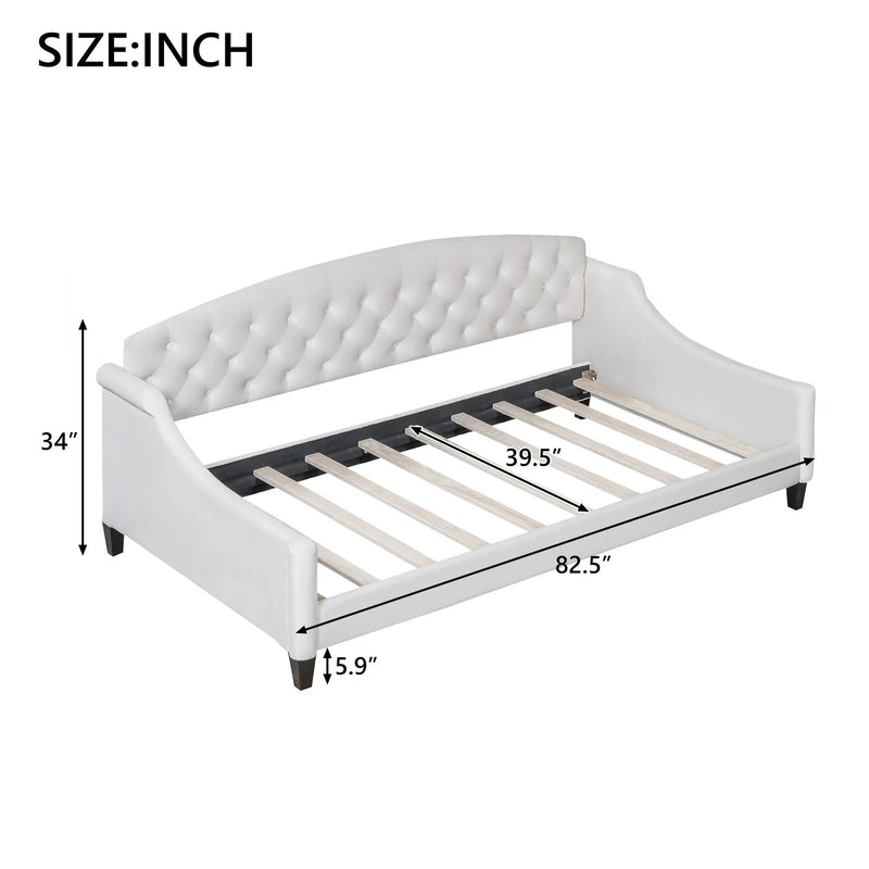 Modern Tufted Button Daybed by Unique Piece Furniture