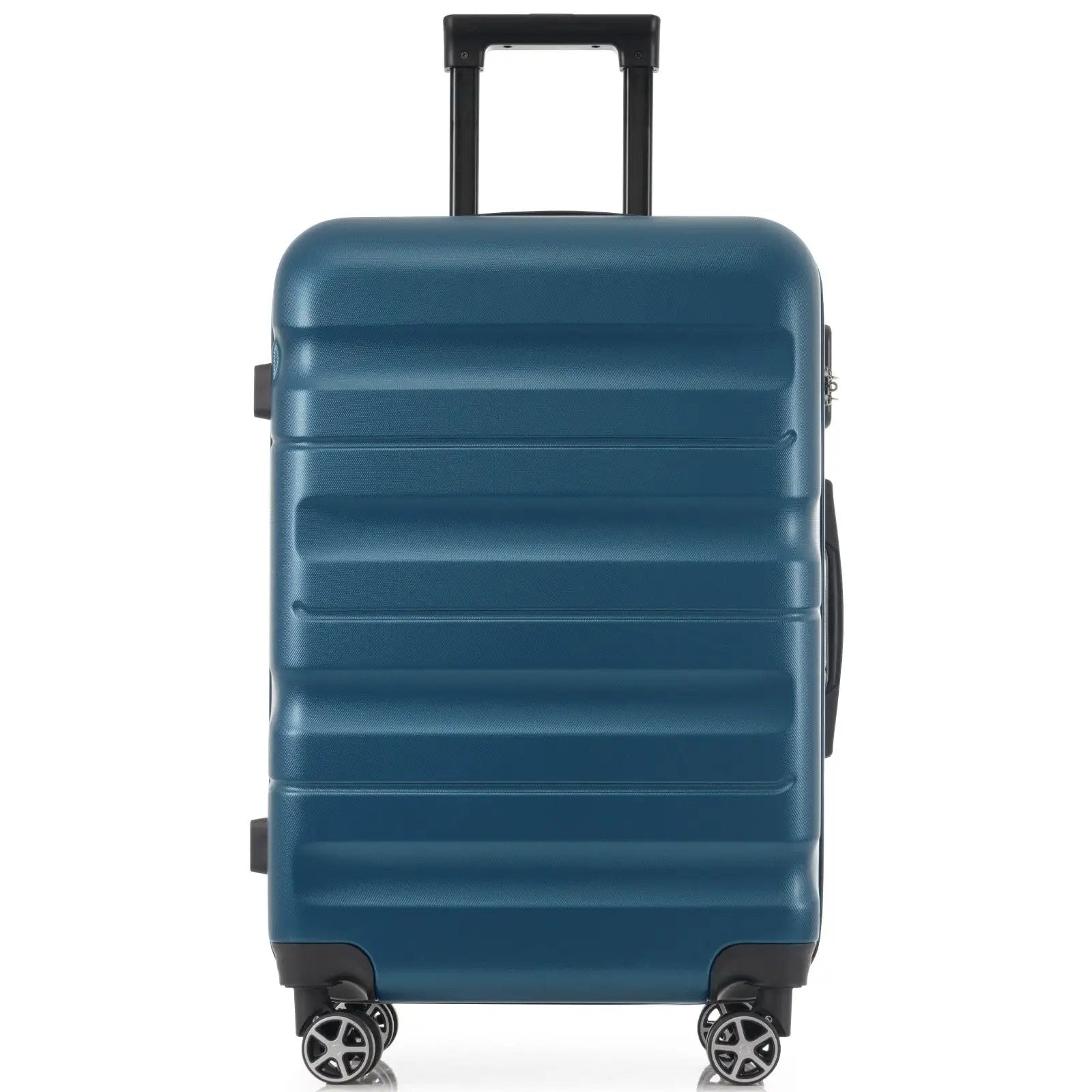 Hardshell ABS Luggage Set 24-Inch Spinner Suitcase with 2 Packing Cubes by HouseOfZazla