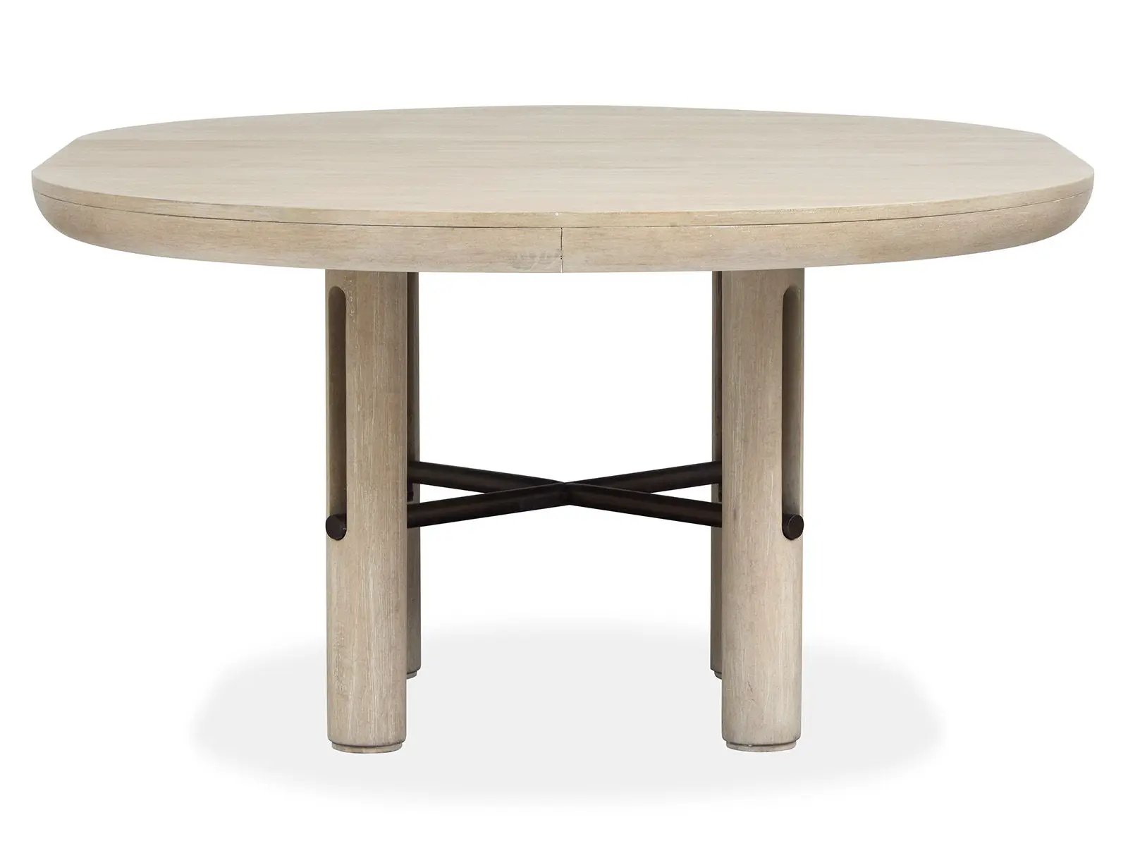 Sunset Cove - Extendable Round Dining Table - Sanibel Brown by Unique Piece Furniture