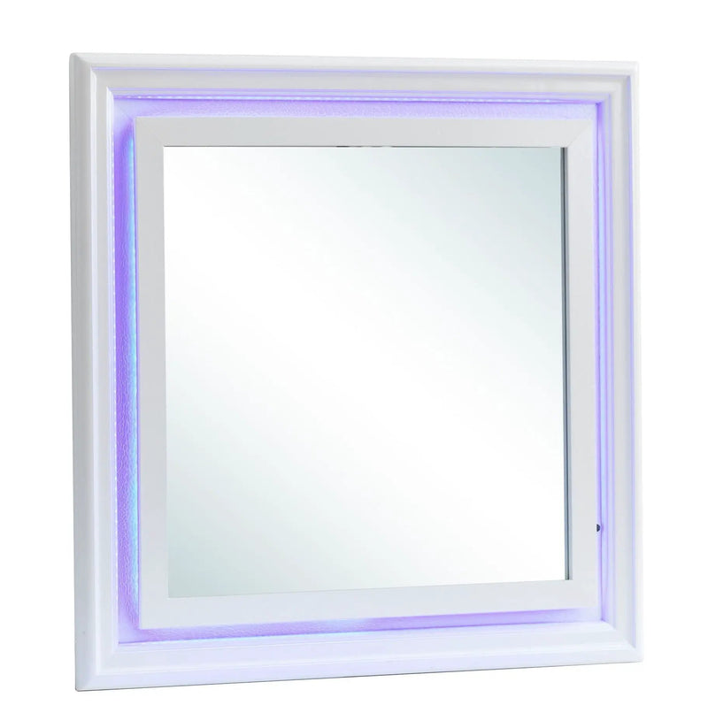 Lorana - Elegant Transitional LED Mirror by Unique Piece Furniture
