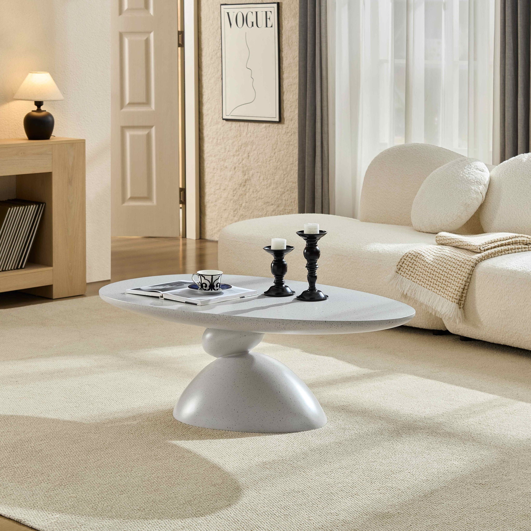 Lucky Stone Shaped Table by HouseOfZazla