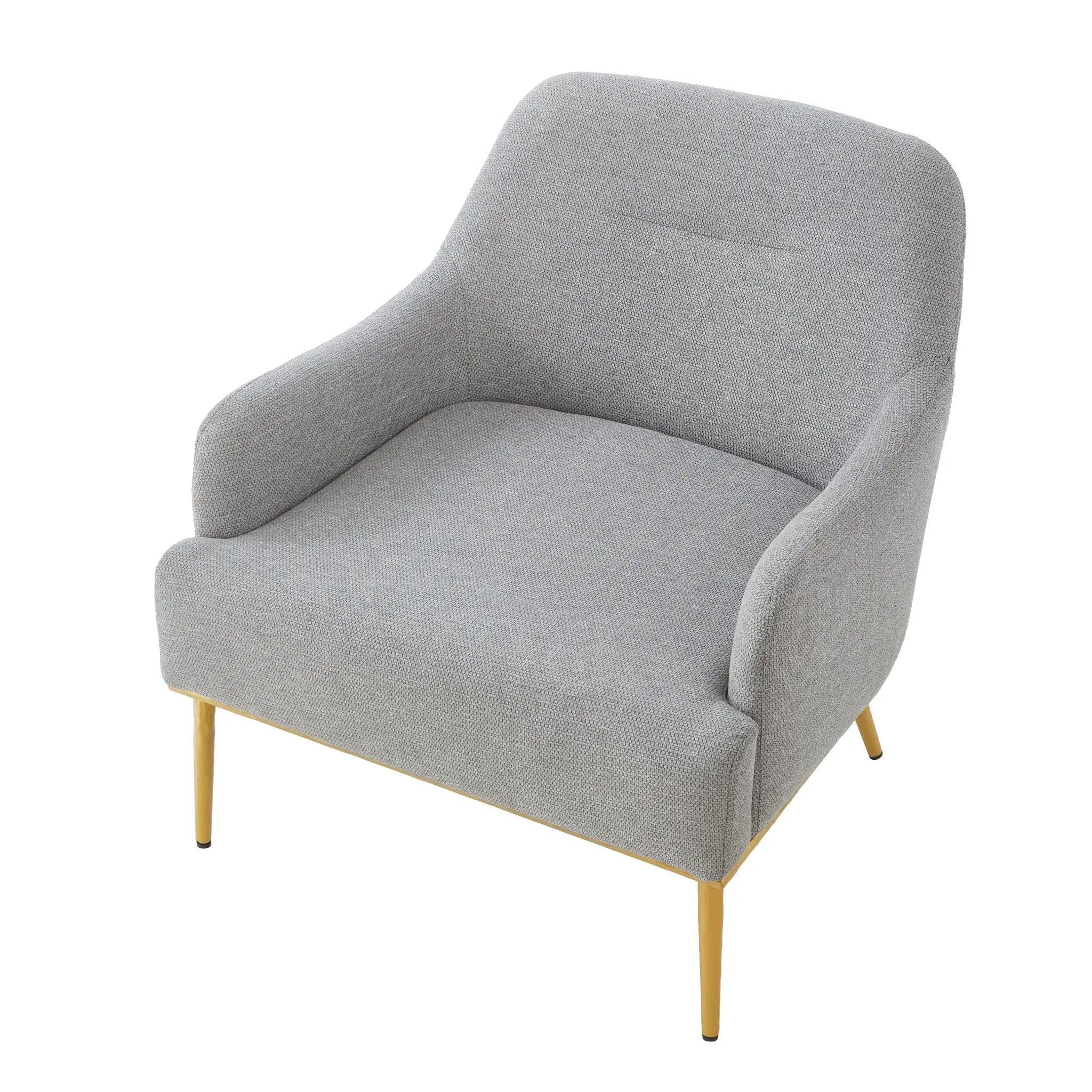 Modern Elegance Accent Chair With Curved Backrest by HouseOfZazla