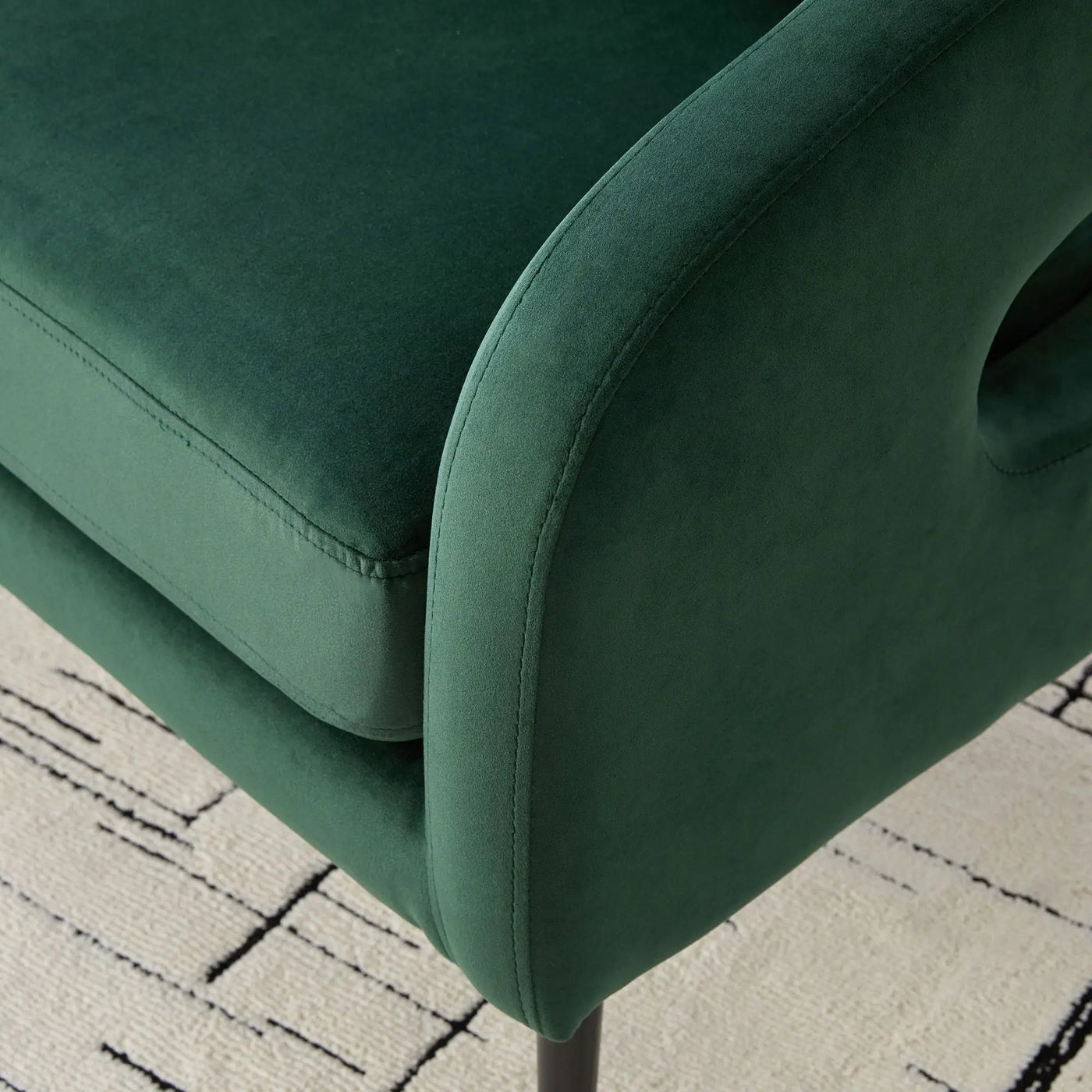 Open Back Loveseat Settee With 3 Pillows by HouseOfZazla