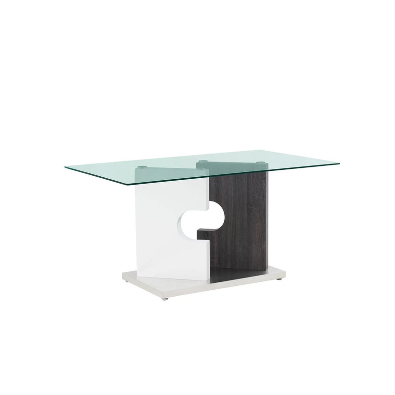 Iris - Dining Table - Gray by HouseOfZazla