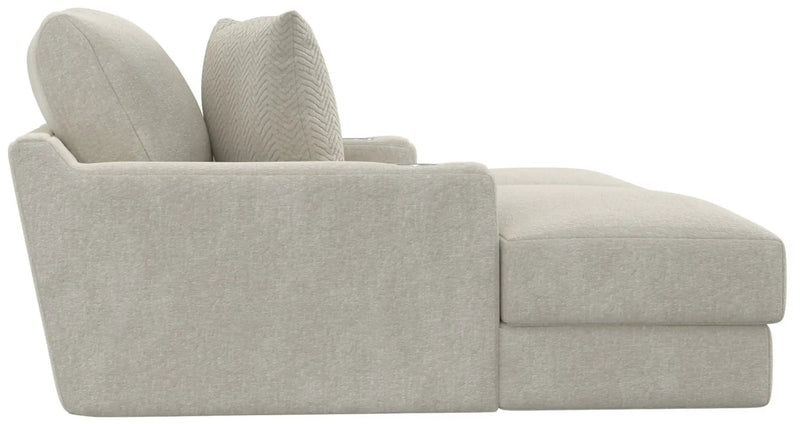 Cozy - 2 Piece Double Wide Chaise With USB Charging Ports by Unique Piece Furniture
