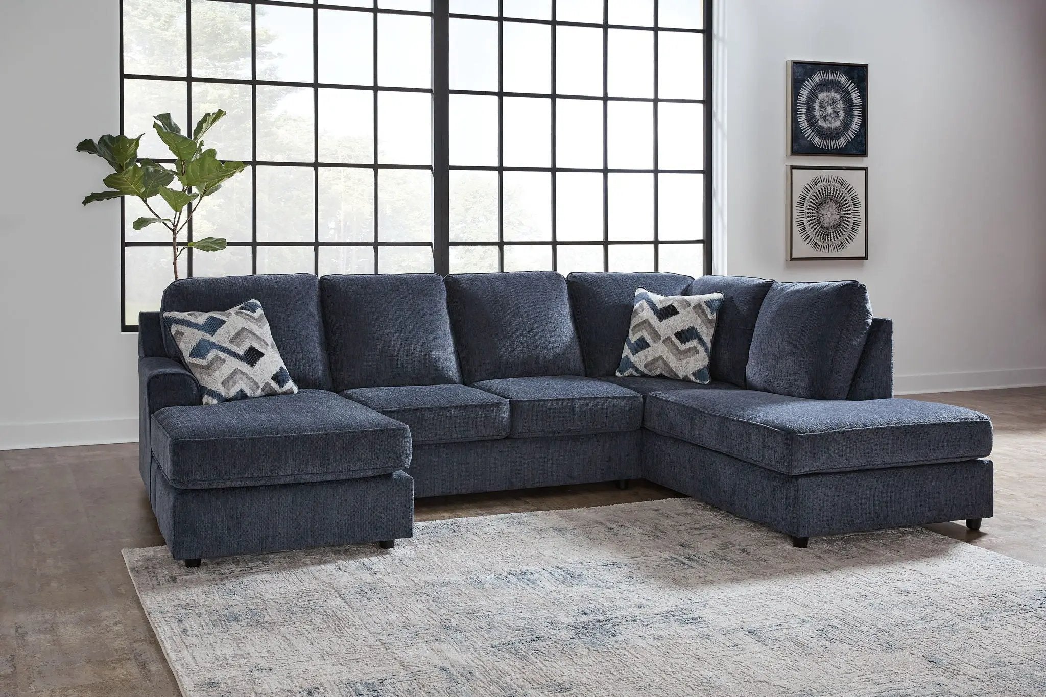 Albar Place - Sectional With Ottoman by Unique Piece Furniture