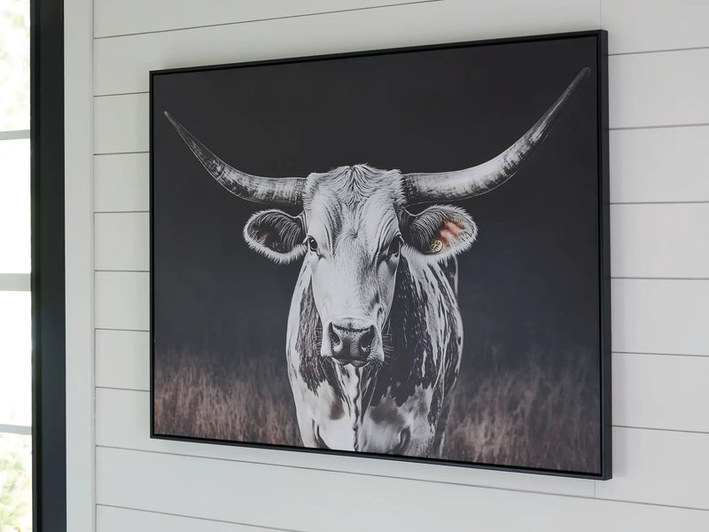 Harlandale - Wall Art - Black / White / Brown by Unique Piece Furniture
