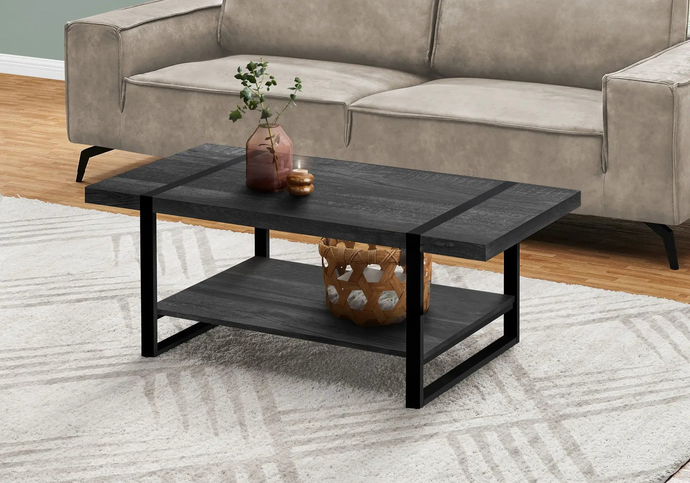 Coffee Table, Accent, Cocktail, Rectangular, Living Room, Contemporary, Modern by Unique Piece Furniture