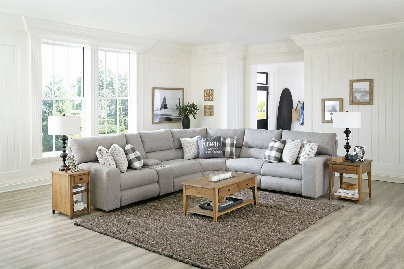 Rockport - Reclining Sectional by Unique Piece Furniture