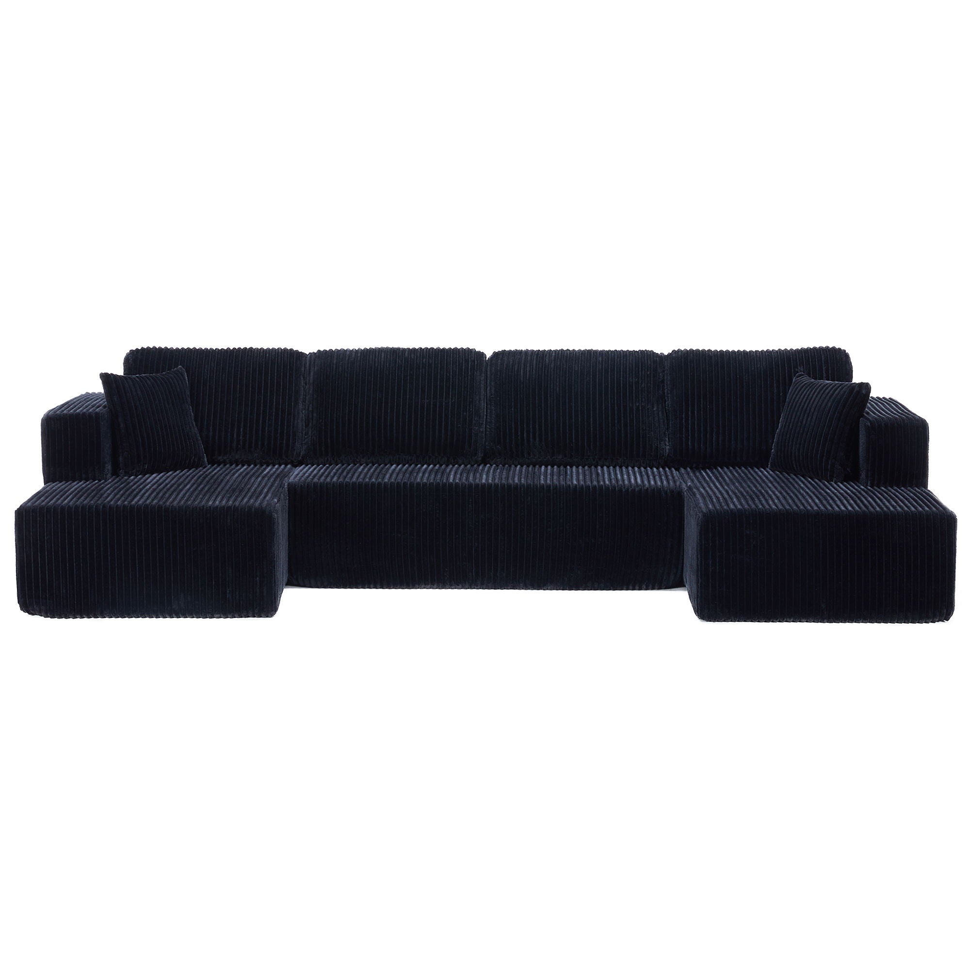 U-Shape Modular Sectional Sofa For Living Room by HouseOfZazla
