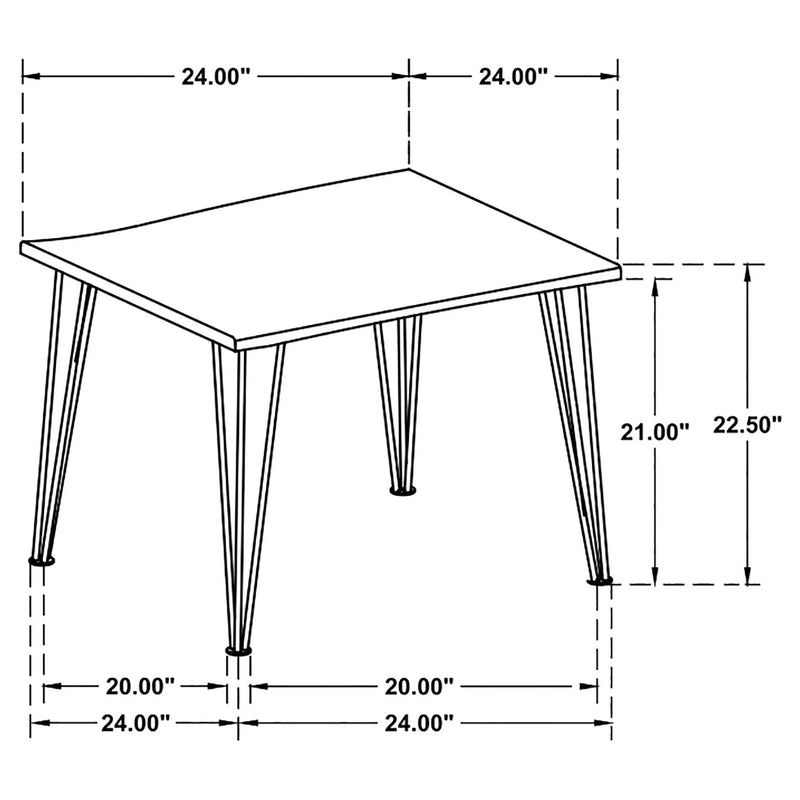 Hairpin - Leg End Table - Brown by HouseOfZazla