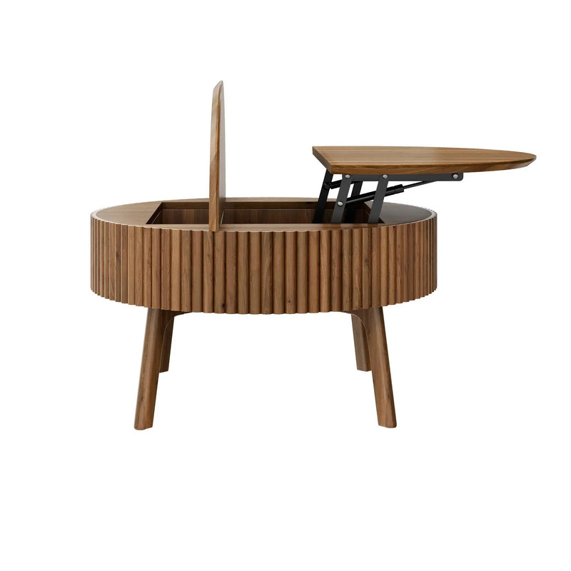 Modern Round Lift-Top Coffee Table by HouseOfZazla