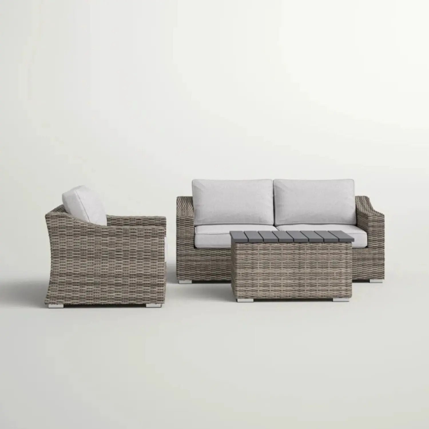 Stylish Sofa Seating Group With Cushions Perfect For Outdoor Gatherings by HouseOfZazla