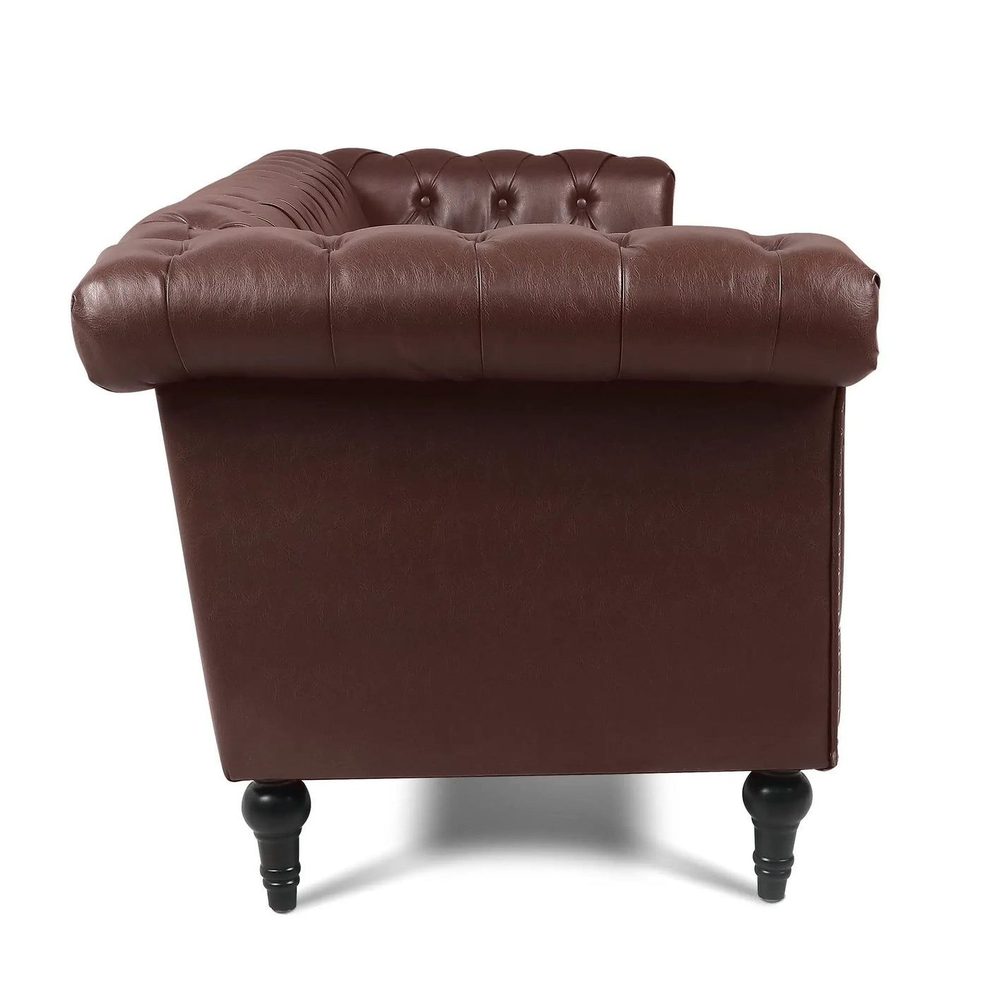 Traditional Square Arm Removable Cushion 3 Seater Sofa by Unique Piece Furniture
