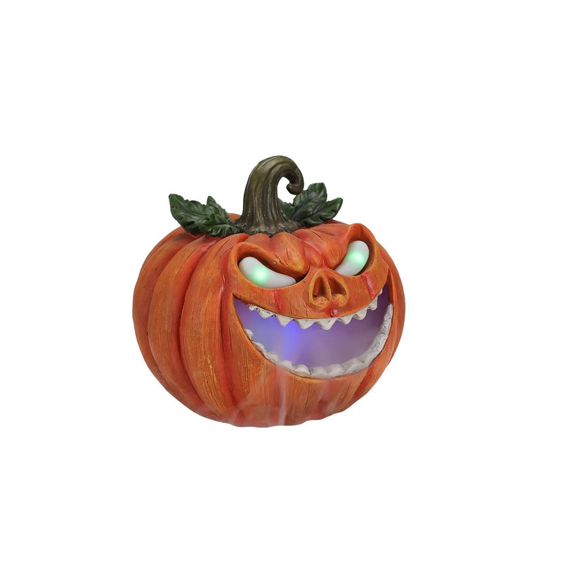 Halloween Pumpkin Monster Mist Sprayer, LED Light Up Fogger Figurine by HouseOfZazla