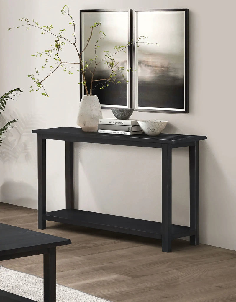 Payne Wood Entryway Sofa Console Table Java by Unique Piece Furniture