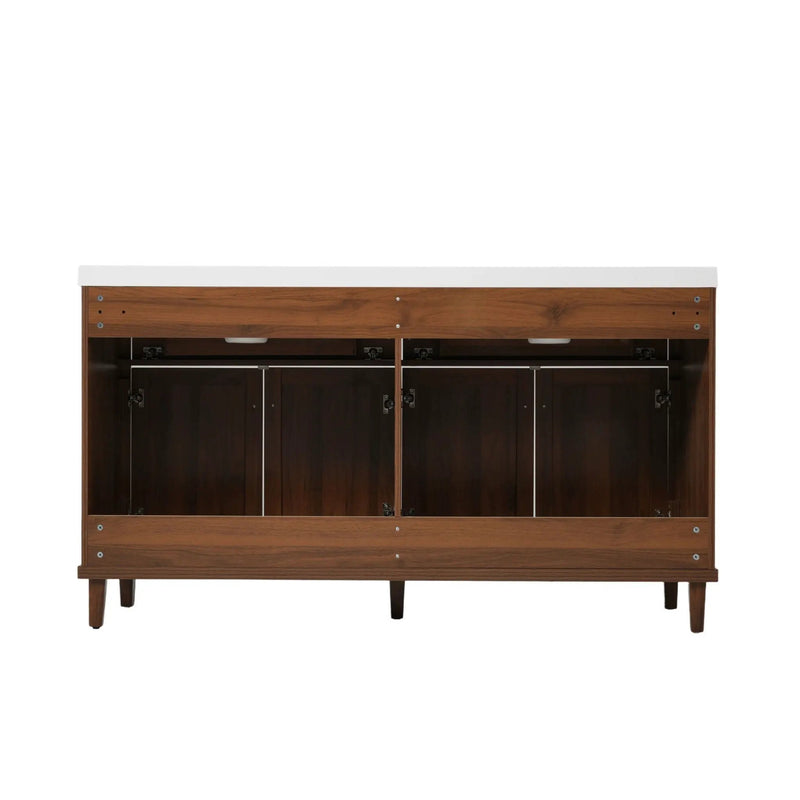 Bathroom Vanity With Double Sink, Large Storage Space by HouseOfZazla