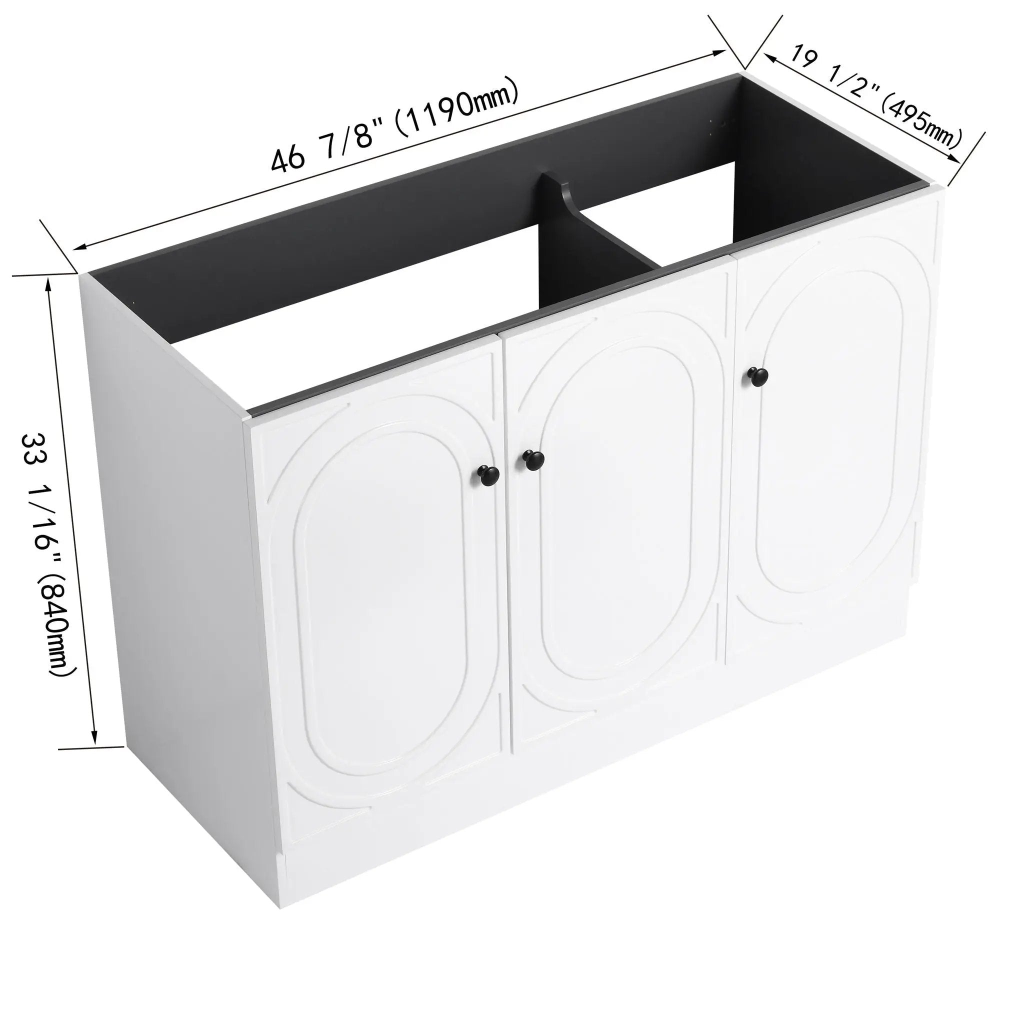 Modern Freestanding Bathroom Vanity With Soft Close Cabinet Doors by Unique Piece Furniture