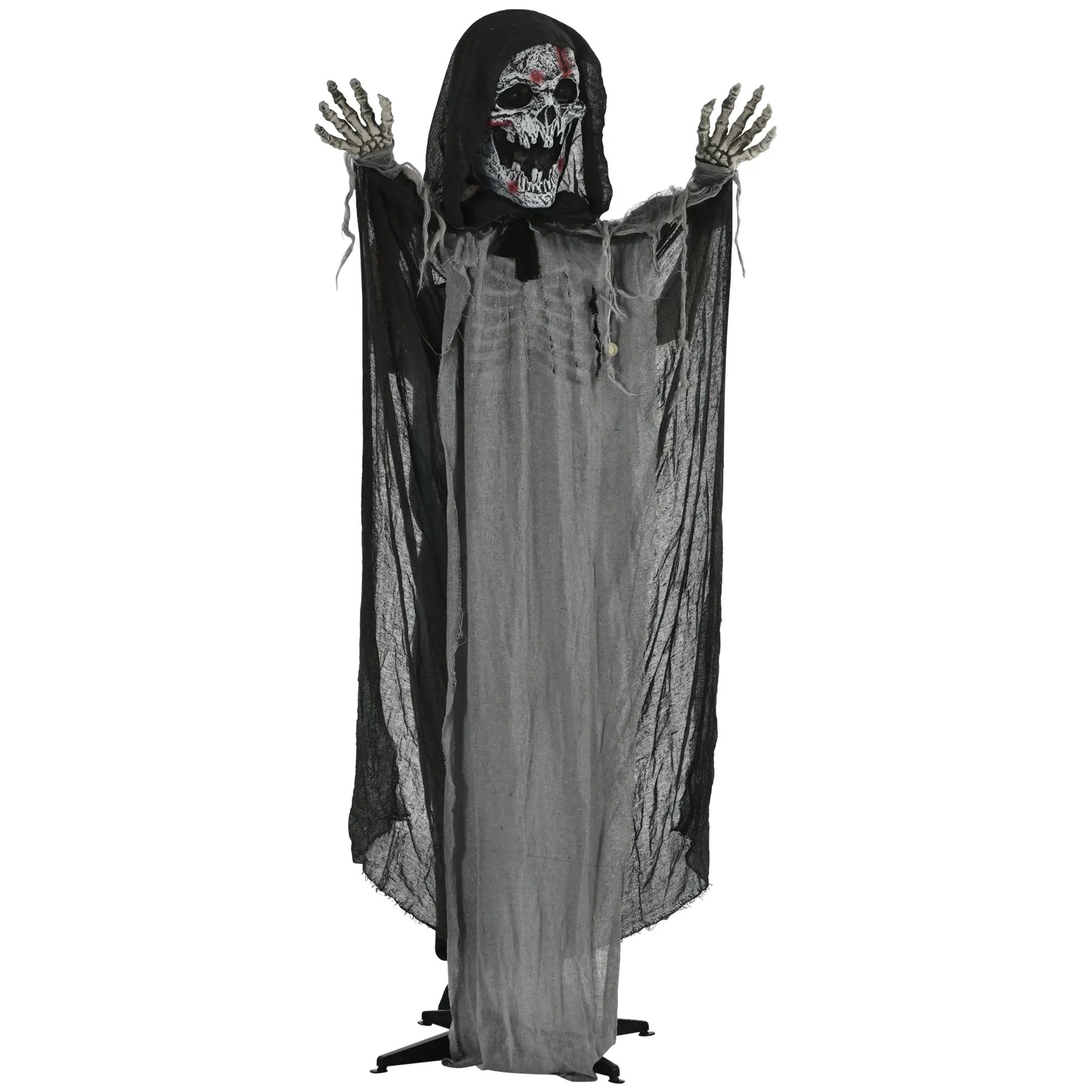 74" Animated Skeleton Witch of the Haunted Hollow by HouseOfZazla