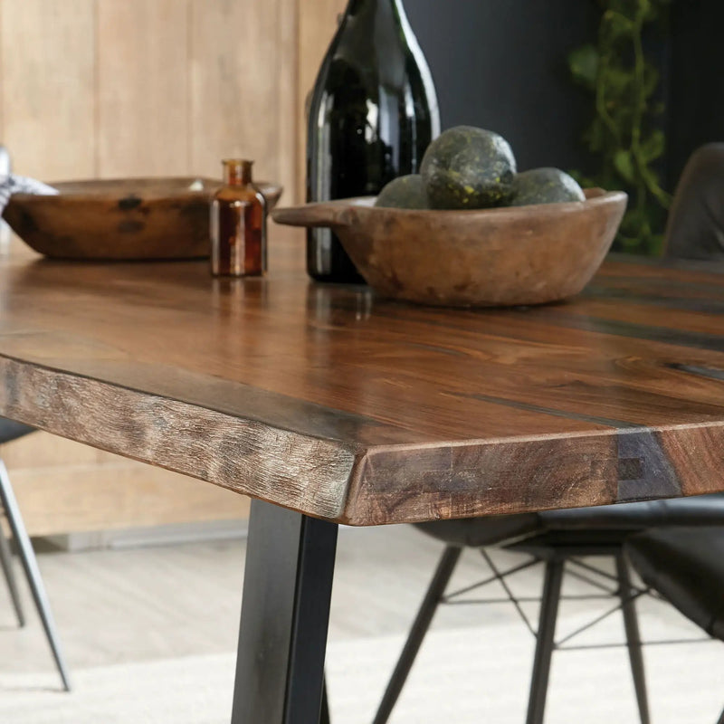 Wobegon - Rectangular Dining Table - Gray