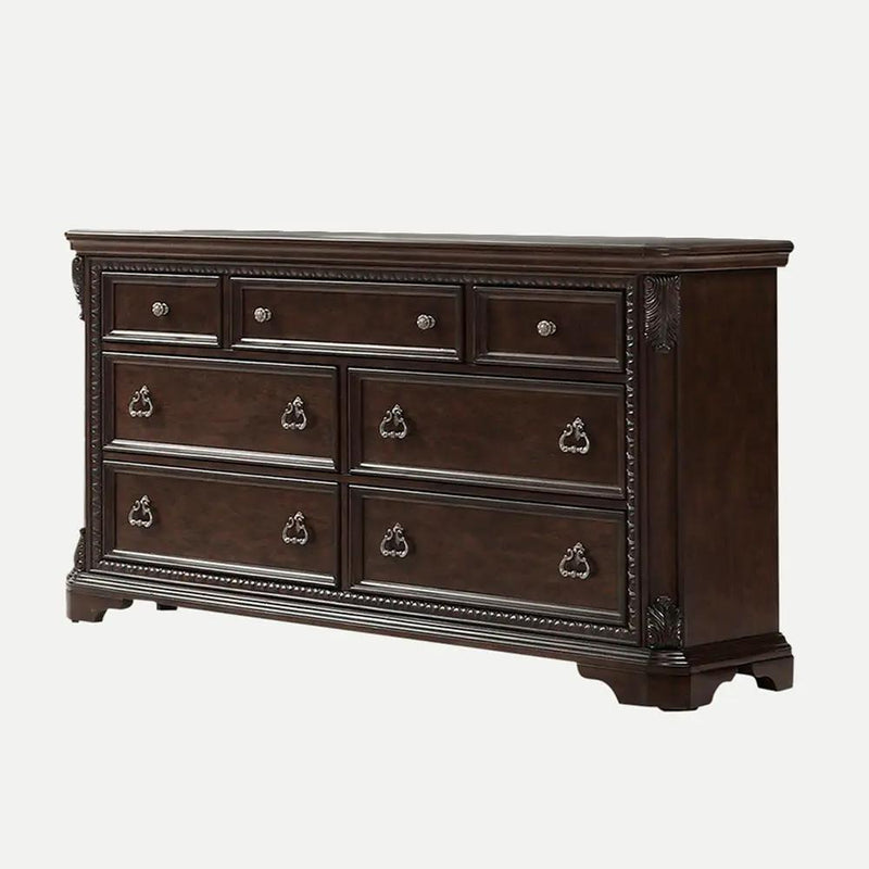 7 Drawer Dresser - Mahogany by HouseOfZazla