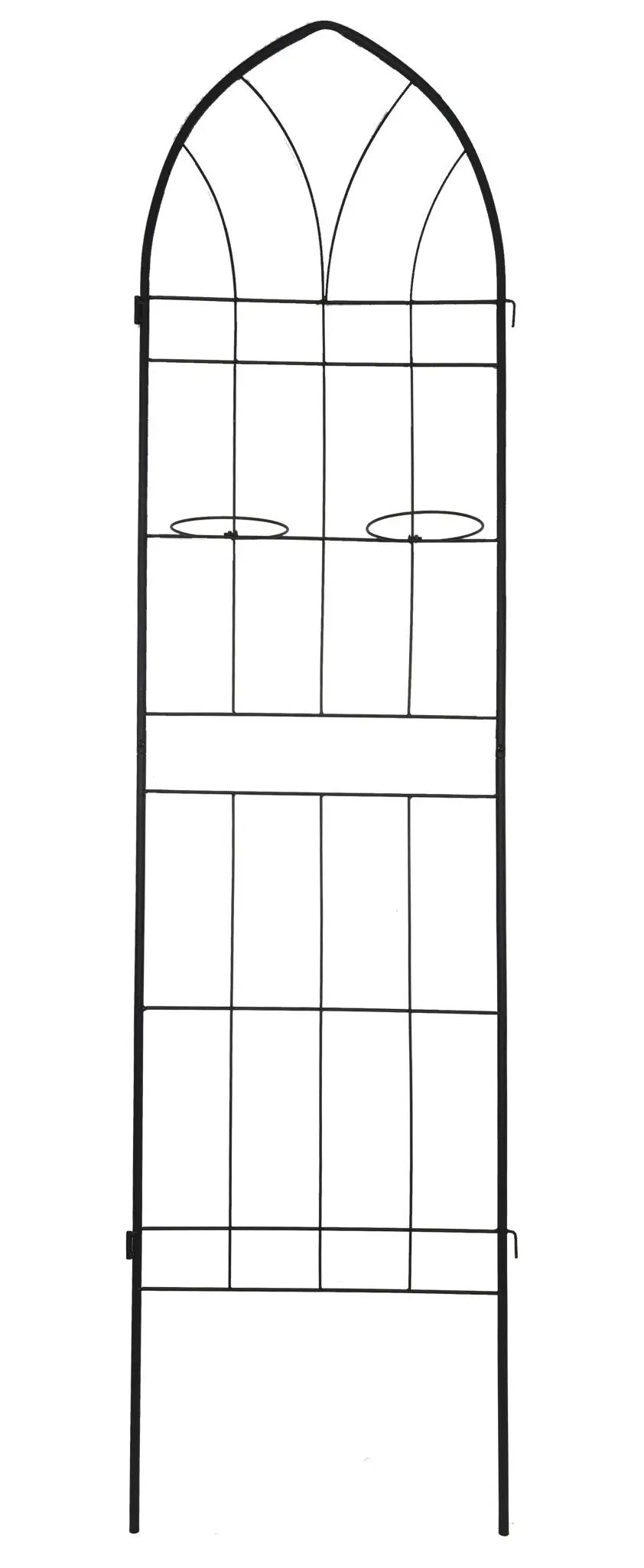 Metal Garden Trellis Rustproof Trellis For Climbing Plant, Outdoor Flower Support by HouseOfZazla