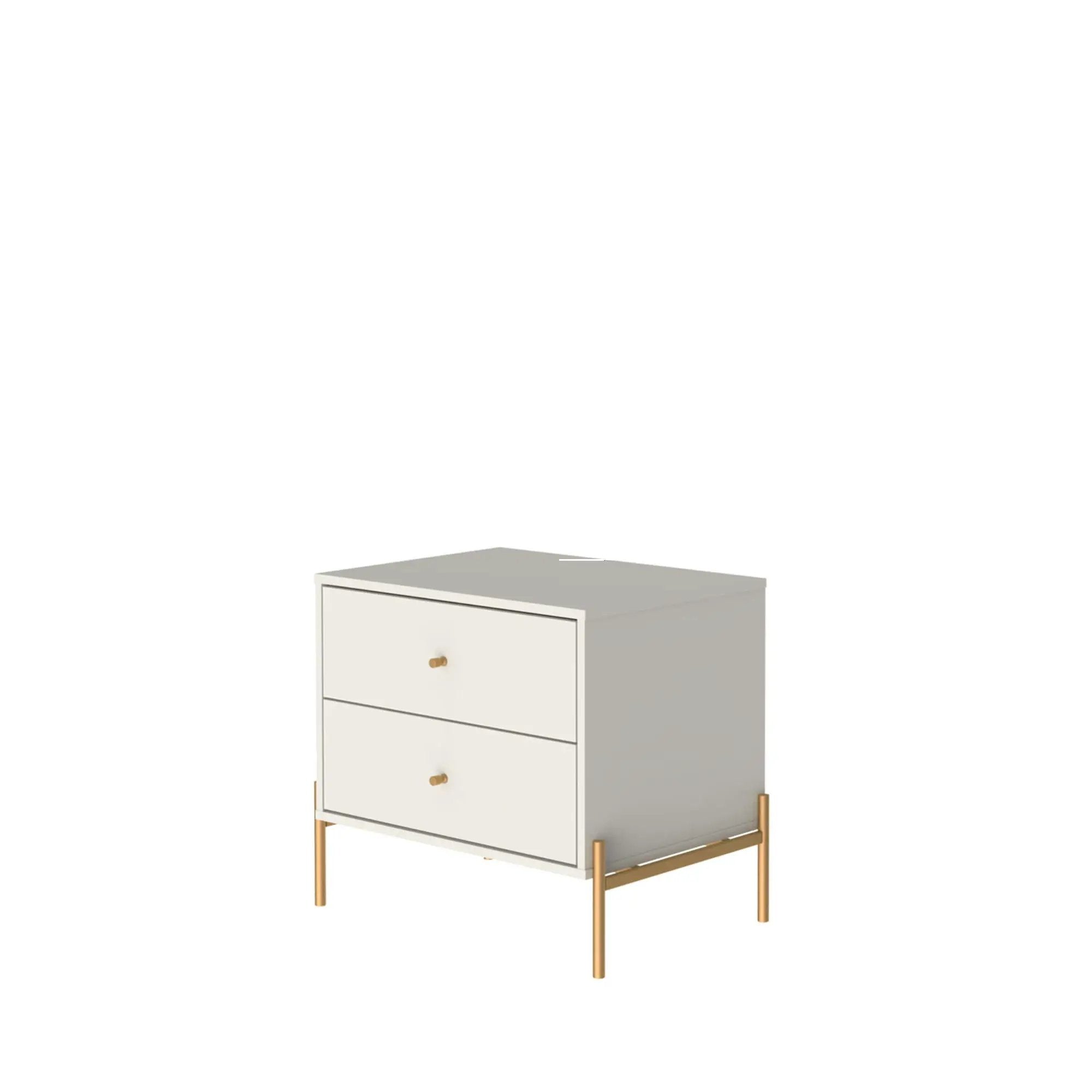 Jasper - Nightstand With 2 Drawers - Off White by HouseOfZazla