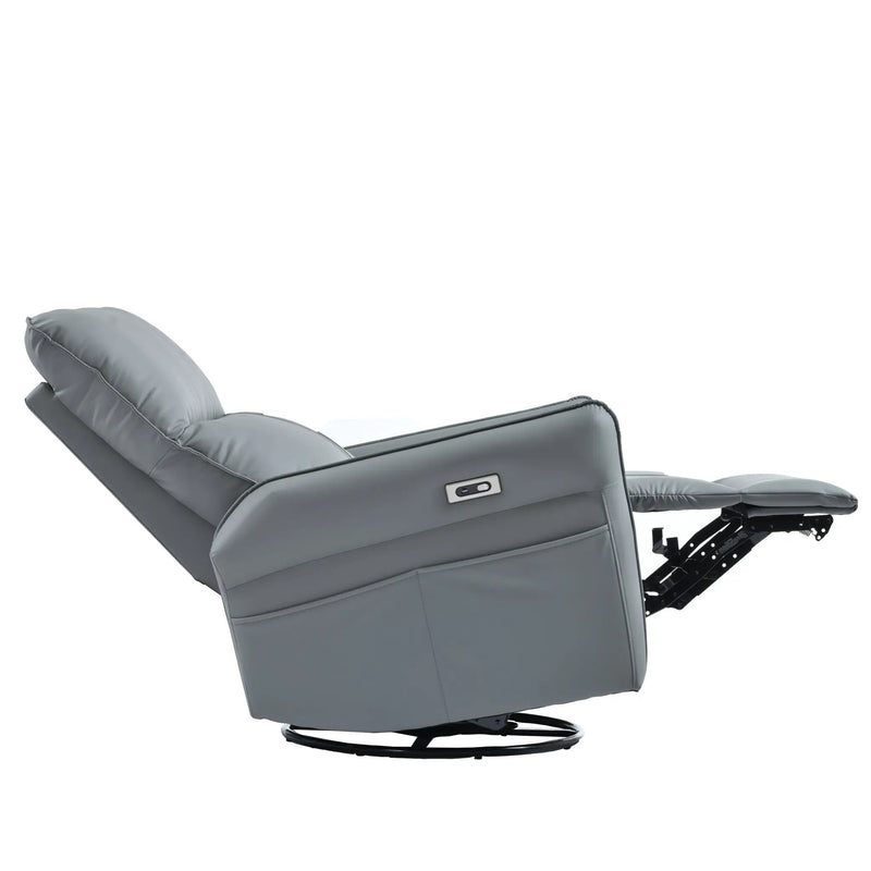 Power Swivel Rocker Recliner Chair for Adults by HouseOfZazla