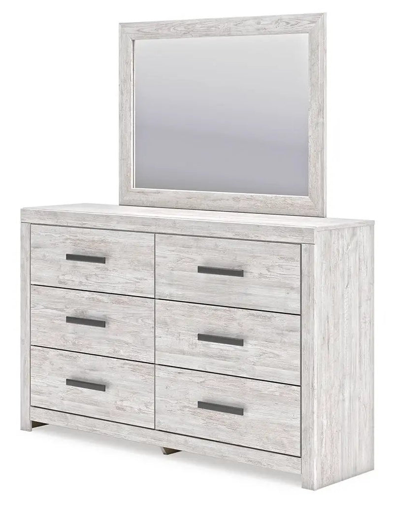 Cayboni - Dresser And Mirror - Whitewash by Unique Piece Furniture