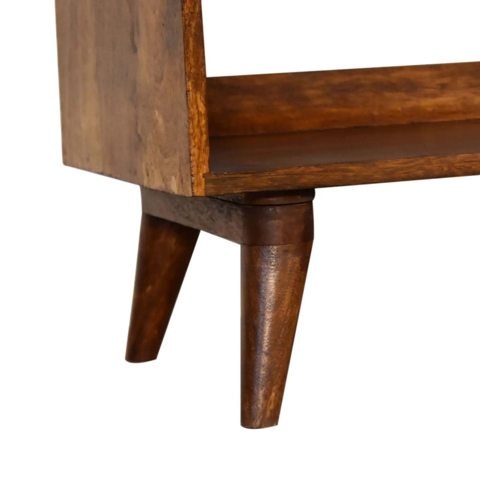 Solid Wood Bench With Upholstered Sea by HouseOfZazla
